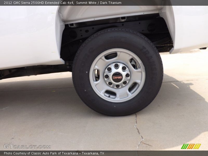  2012 Sierra 2500HD Extended Cab 4x4 Wheel