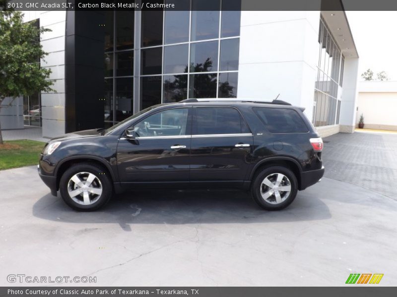 Carbon Black Metallic / Cashmere 2012 GMC Acadia SLT