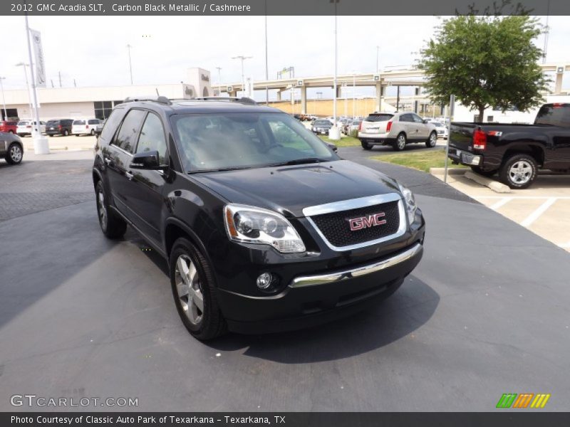 Carbon Black Metallic / Cashmere 2012 GMC Acadia SLT