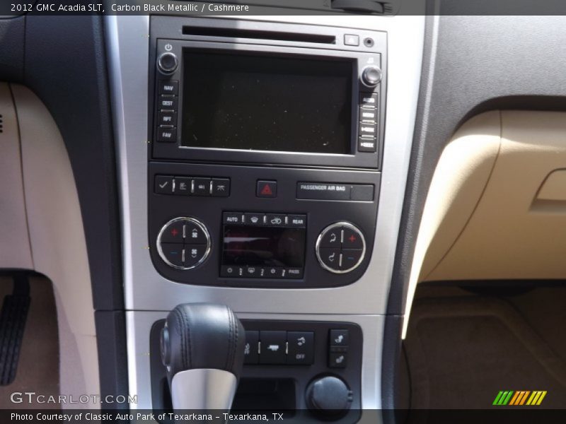 Carbon Black Metallic / Cashmere 2012 GMC Acadia SLT