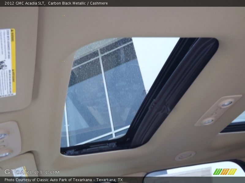 Carbon Black Metallic / Cashmere 2012 GMC Acadia SLT