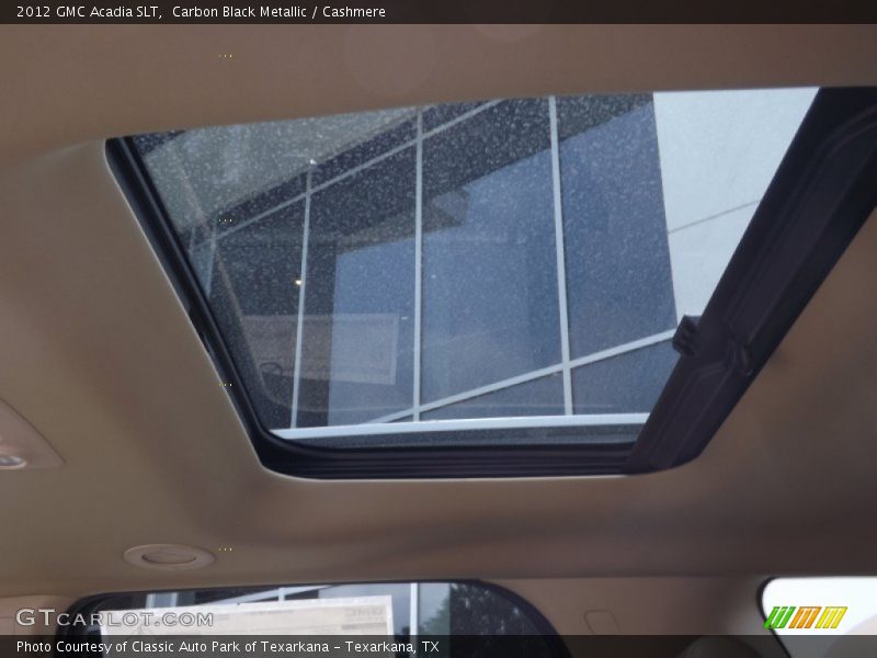 Carbon Black Metallic / Cashmere 2012 GMC Acadia SLT