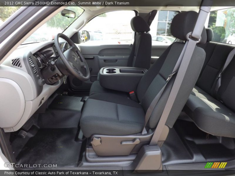 Summit White / Dark Titanium 2012 GMC Sierra 2500HD Extended Cab