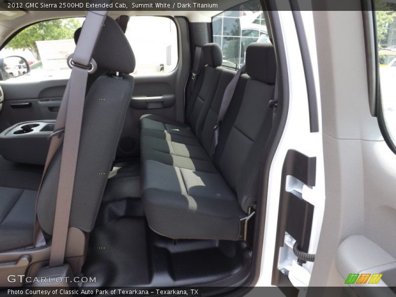 Summit White / Dark Titanium 2012 GMC Sierra 2500HD Extended Cab