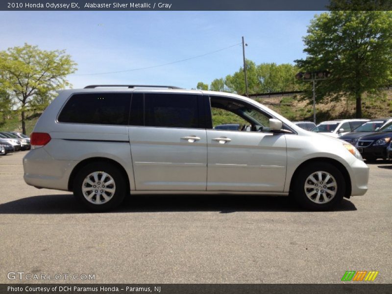 Alabaster Silver Metallic / Gray 2010 Honda Odyssey EX