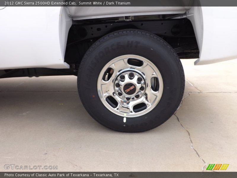 Summit White / Dark Titanium 2012 GMC Sierra 2500HD Extended Cab