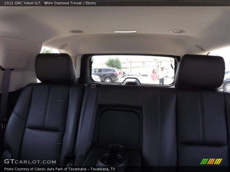 White Diamond Tricoat / Ebony 2012 GMC Yukon SLT
