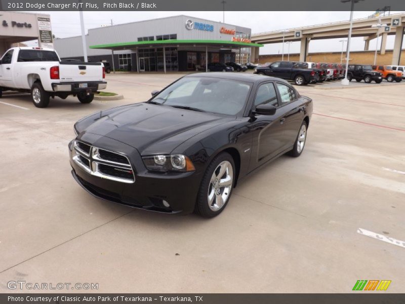 Pitch Black / Black 2012 Dodge Charger R/T Plus