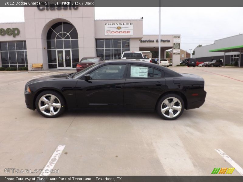 Pitch Black / Black 2012 Dodge Charger R/T Plus