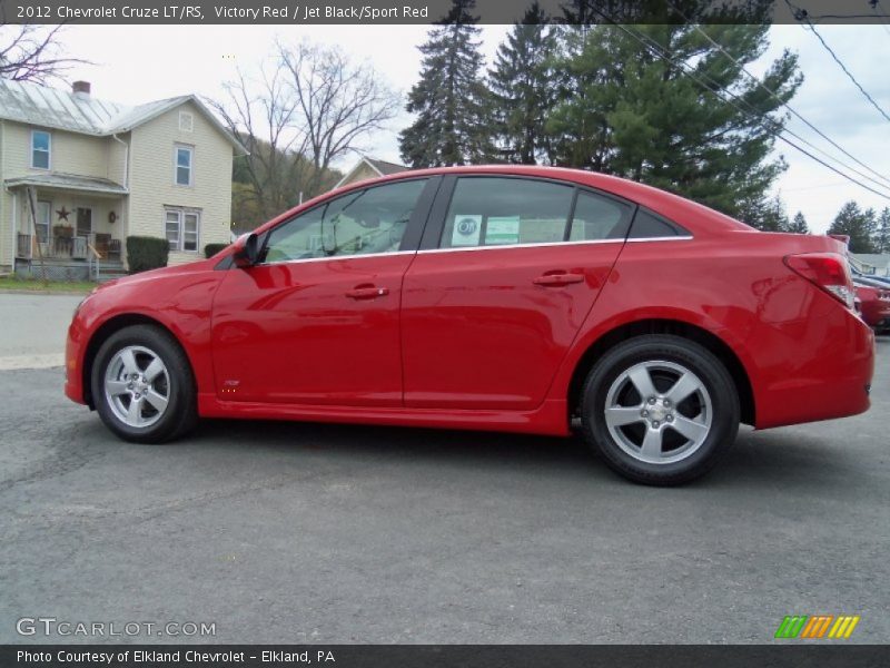 Victory Red / Jet Black/Sport Red 2012 Chevrolet Cruze LT/RS