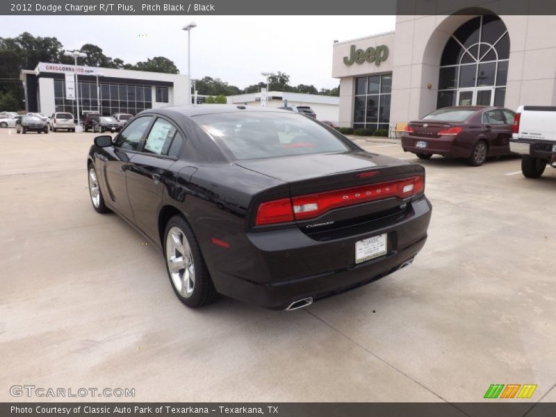 Pitch Black / Black 2012 Dodge Charger R/T Plus