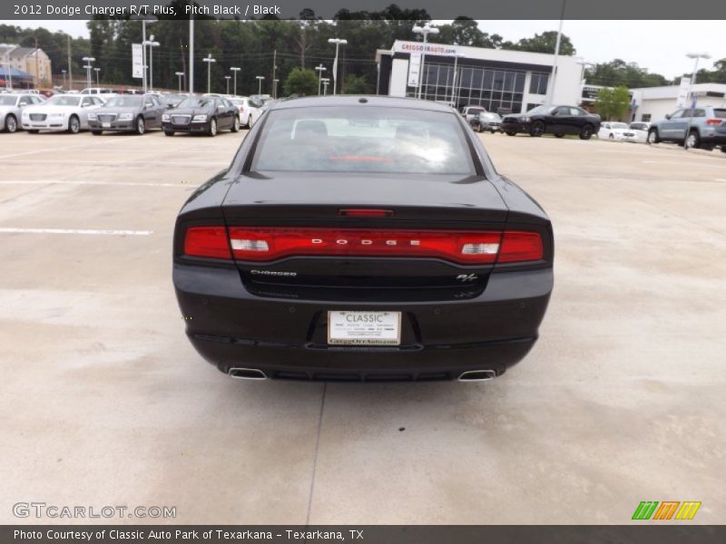 Pitch Black / Black 2012 Dodge Charger R/T Plus