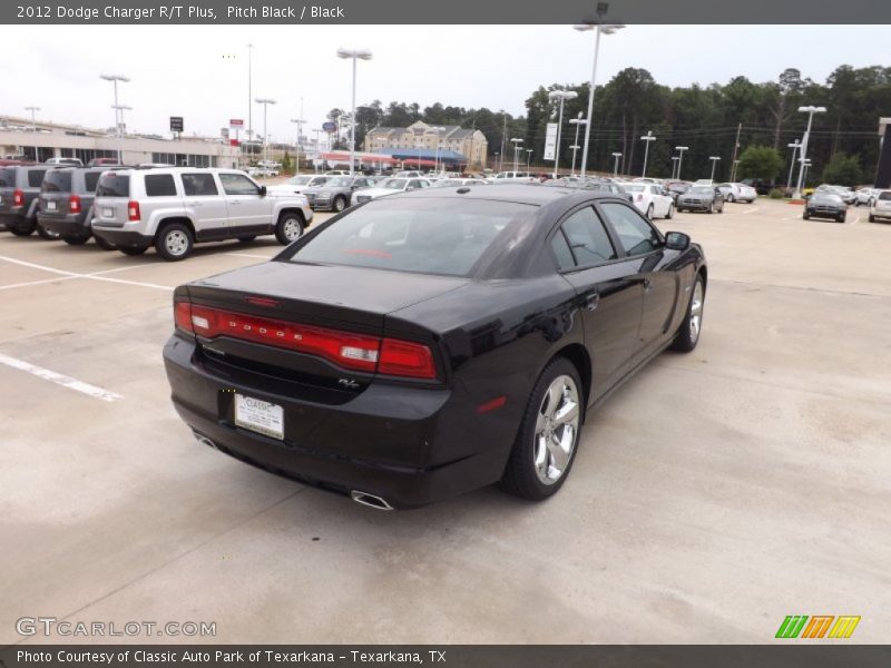 Pitch Black / Black 2012 Dodge Charger R/T Plus