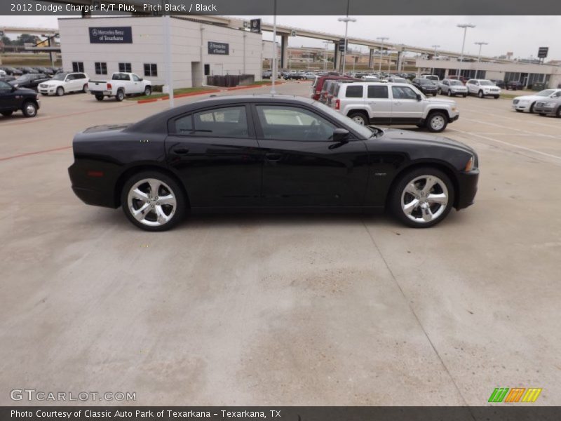 Pitch Black / Black 2012 Dodge Charger R/T Plus