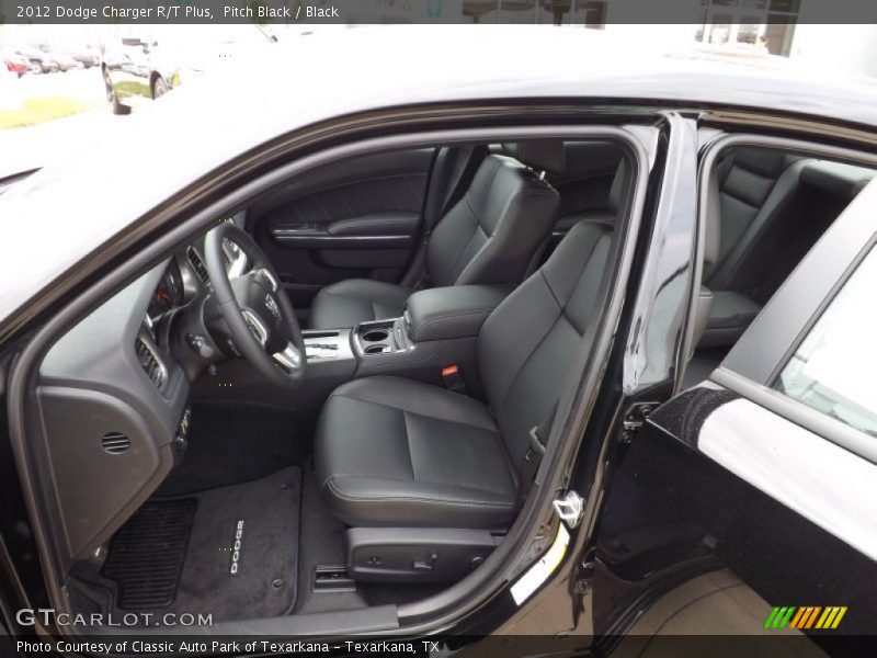 Pitch Black / Black 2012 Dodge Charger R/T Plus