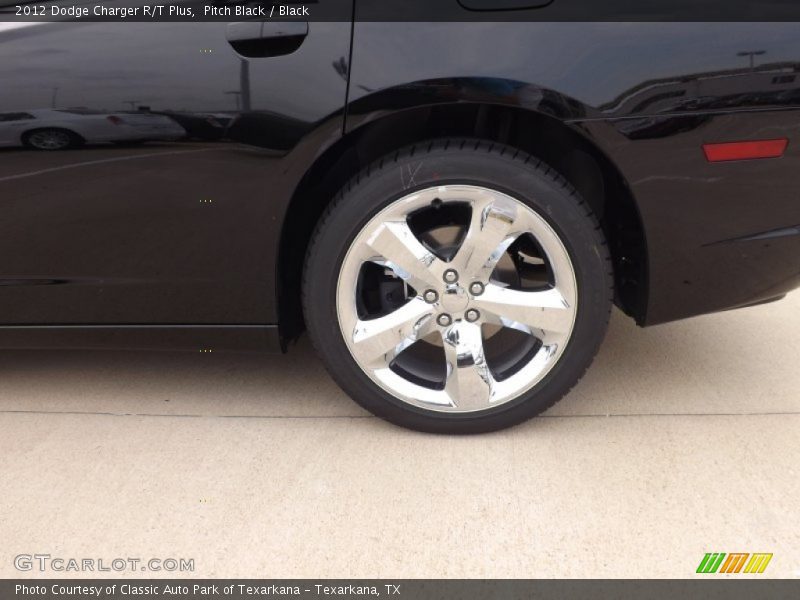 Pitch Black / Black 2012 Dodge Charger R/T Plus