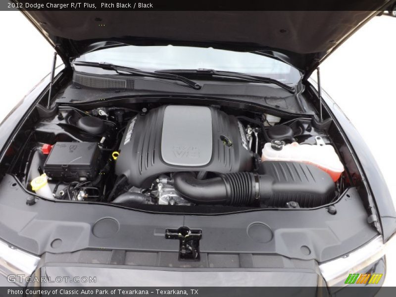 Pitch Black / Black 2012 Dodge Charger R/T Plus