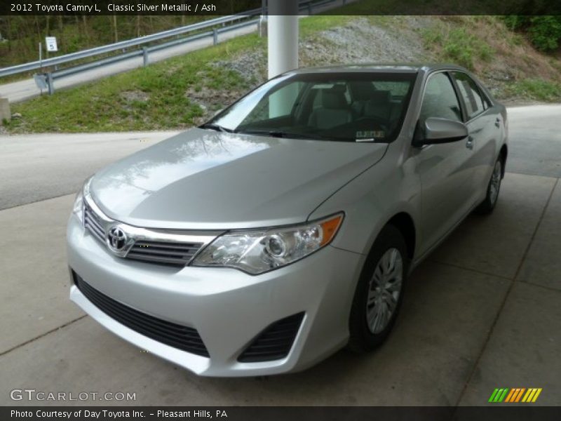 Classic Silver Metallic / Ash 2012 Toyota Camry L