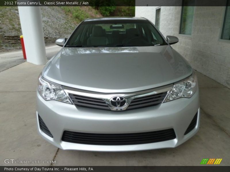 Classic Silver Metallic / Ash 2012 Toyota Camry L