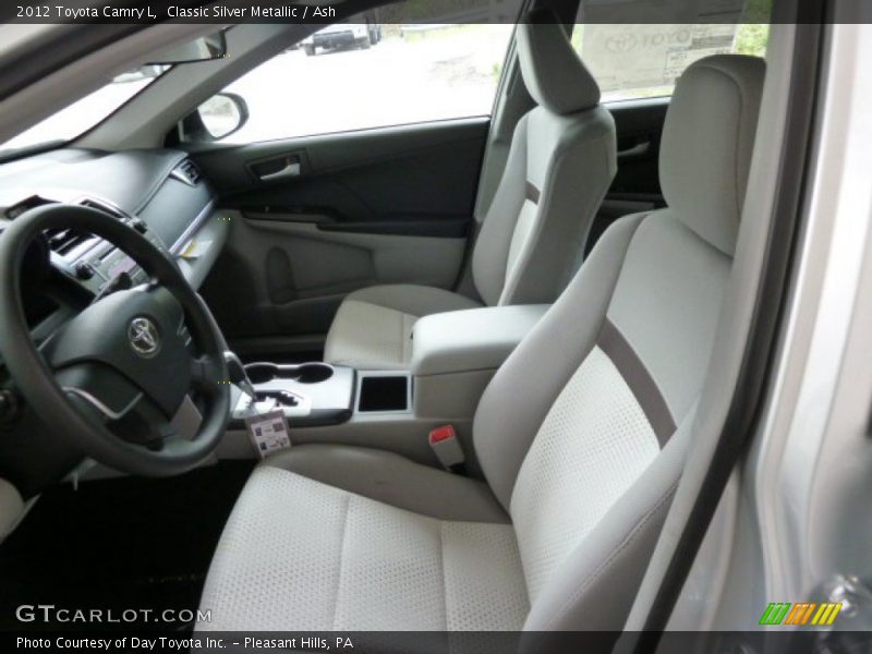 Classic Silver Metallic / Ash 2012 Toyota Camry L