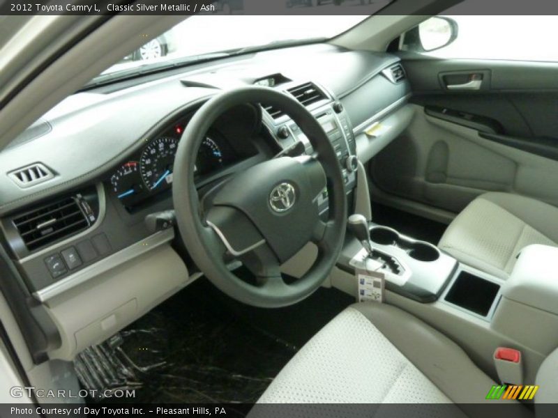Classic Silver Metallic / Ash 2012 Toyota Camry L