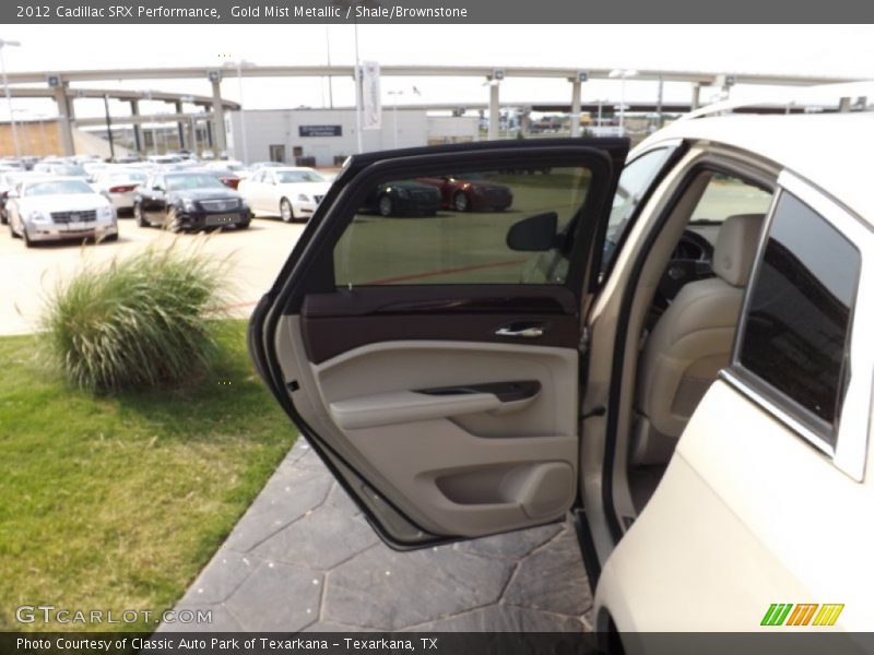 Gold Mist Metallic / Shale/Brownstone 2012 Cadillac SRX Performance