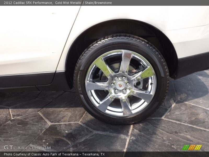 Gold Mist Metallic / Shale/Brownstone 2012 Cadillac SRX Performance