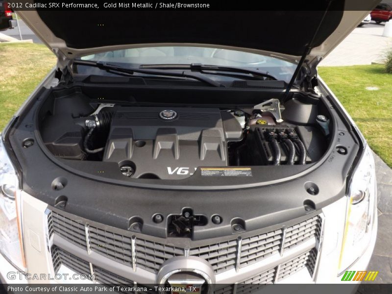 Gold Mist Metallic / Shale/Brownstone 2012 Cadillac SRX Performance