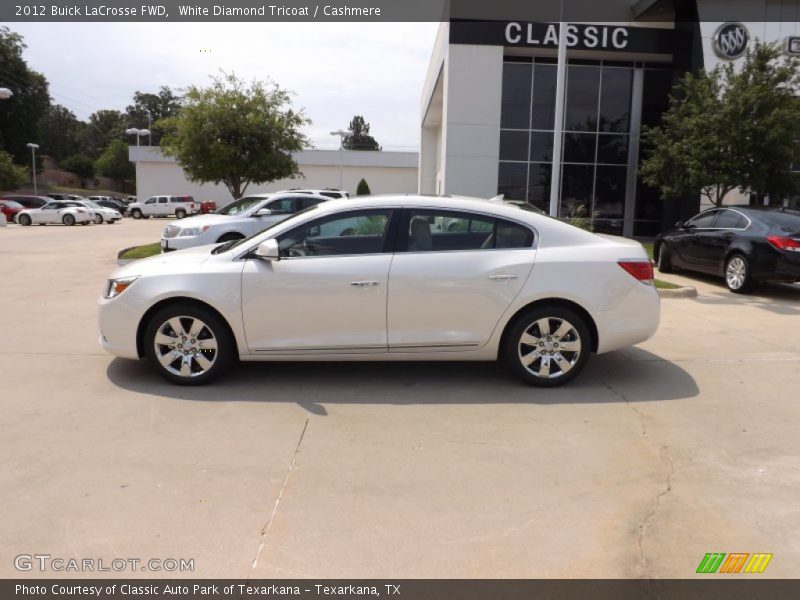 White Diamond Tricoat / Cashmere 2012 Buick LaCrosse FWD