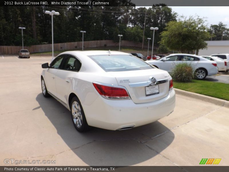 White Diamond Tricoat / Cashmere 2012 Buick LaCrosse FWD