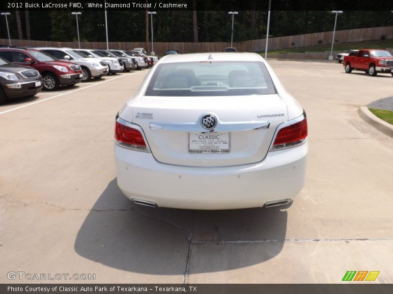 White Diamond Tricoat / Cashmere 2012 Buick LaCrosse FWD