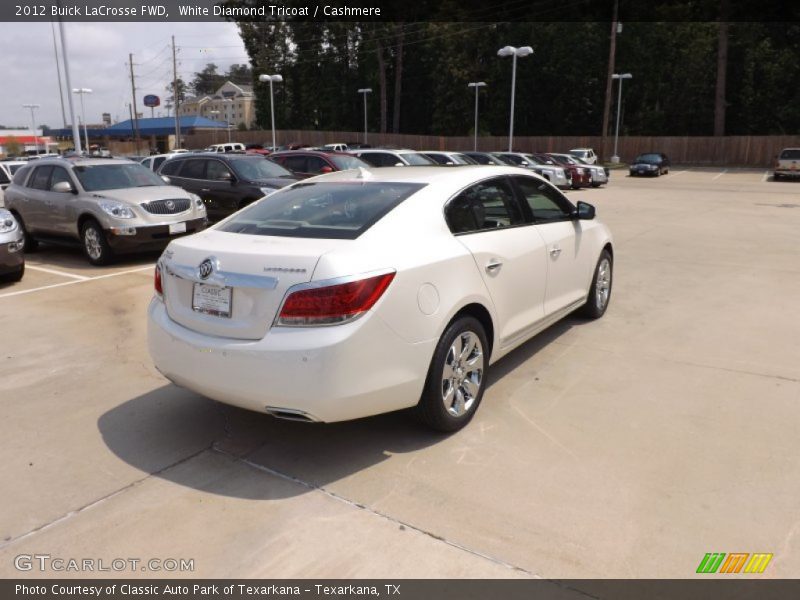 White Diamond Tricoat / Cashmere 2012 Buick LaCrosse FWD