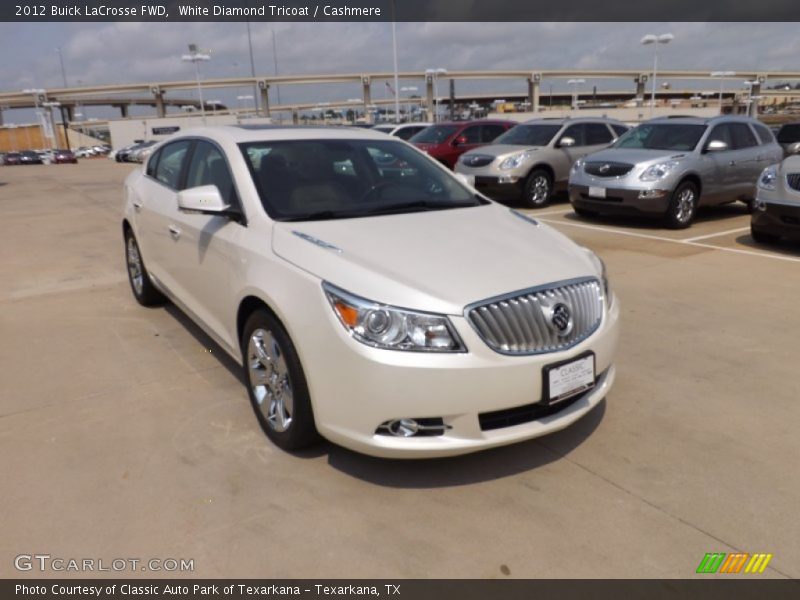 White Diamond Tricoat / Cashmere 2012 Buick LaCrosse FWD