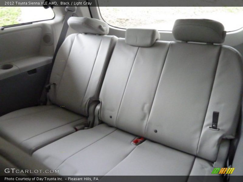 Black / Light Gray 2012 Toyota Sienna XLE AWD