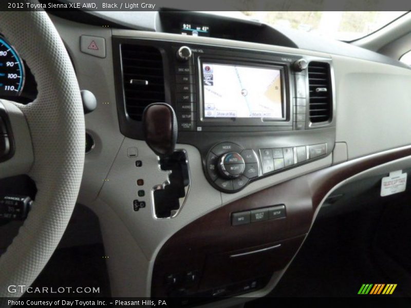 Black / Light Gray 2012 Toyota Sienna XLE AWD