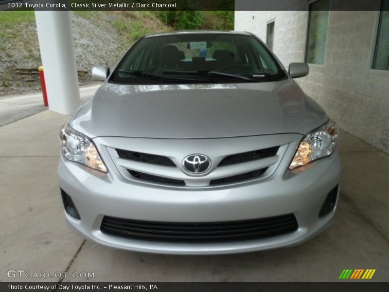 Classic Silver Metallic / Dark Charcoal 2012 Toyota Corolla