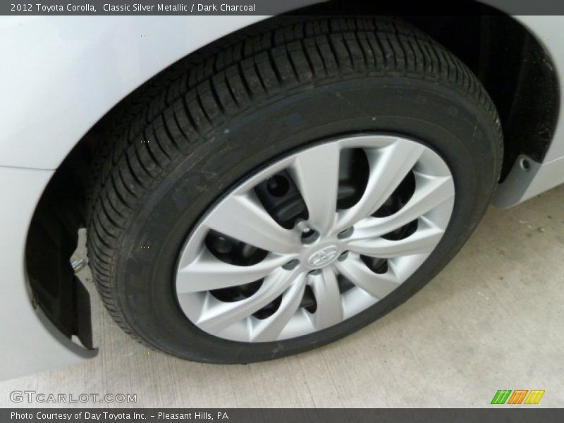 Classic Silver Metallic / Dark Charcoal 2012 Toyota Corolla