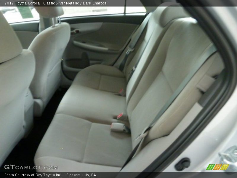 Classic Silver Metallic / Dark Charcoal 2012 Toyota Corolla
