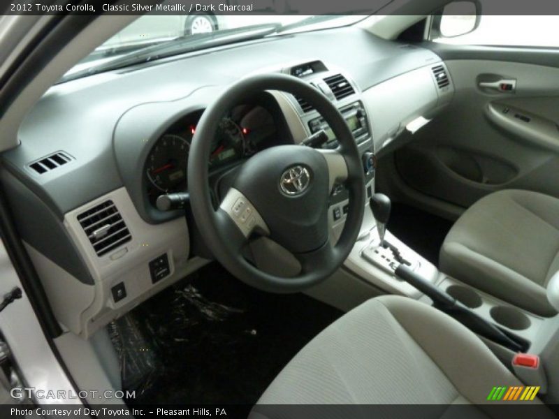 Classic Silver Metallic / Dark Charcoal 2012 Toyota Corolla