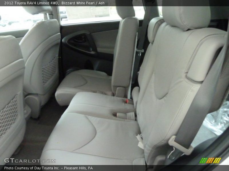 Blizzard White Pearl / Ash 2012 Toyota RAV4 Limited 4WD