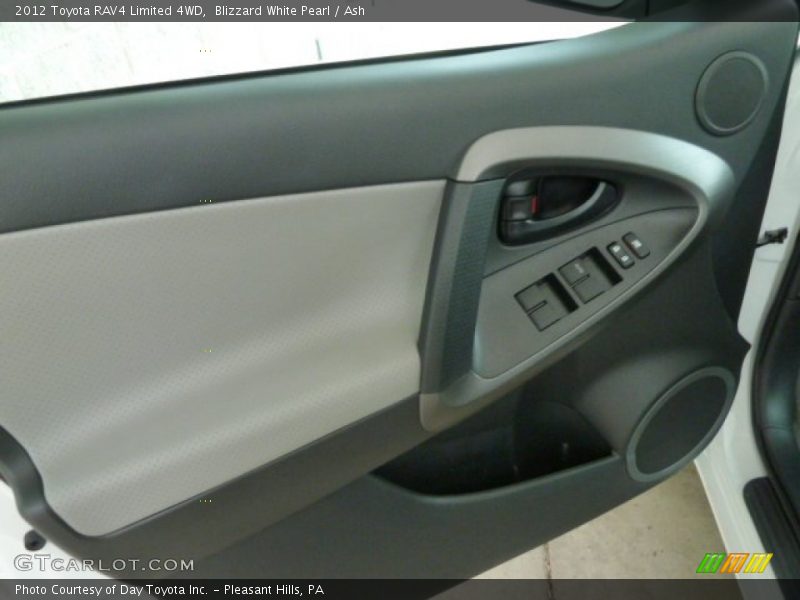 Blizzard White Pearl / Ash 2012 Toyota RAV4 Limited 4WD