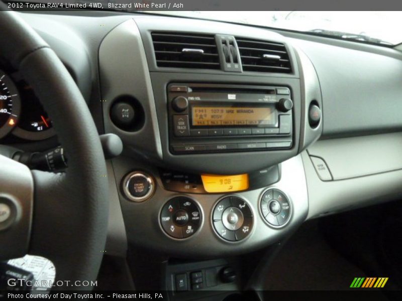 Blizzard White Pearl / Ash 2012 Toyota RAV4 Limited 4WD