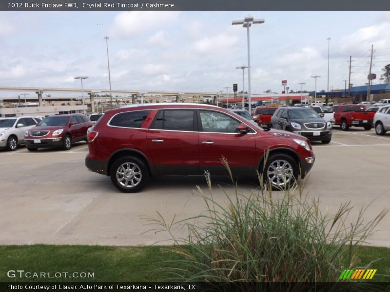 Crystal Red Tintcoat / Cashmere 2012 Buick Enclave FWD