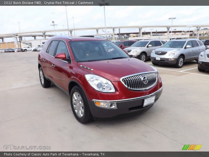 Crystal Red Tintcoat / Cashmere 2012 Buick Enclave FWD
