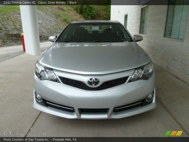 Classic Silver Metallic / Black 2012 Toyota Camry SE