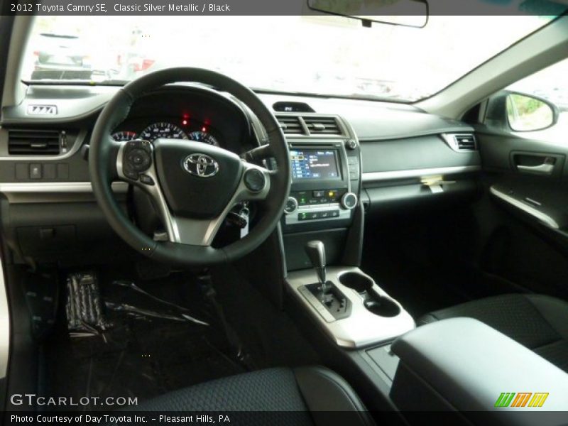 Classic Silver Metallic / Black 2012 Toyota Camry SE