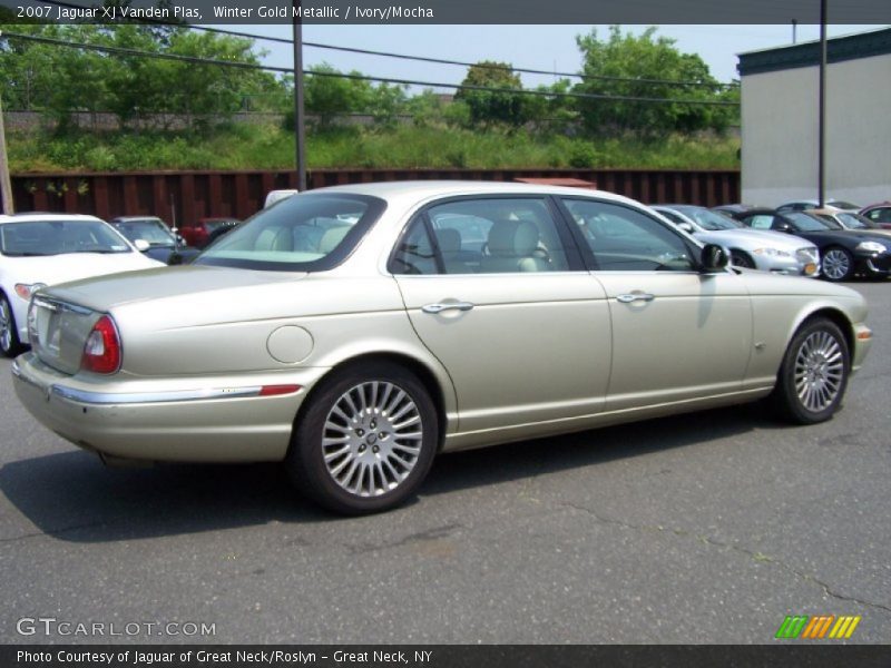 Winter Gold Metallic / Ivory/Mocha 2007 Jaguar XJ Vanden Plas