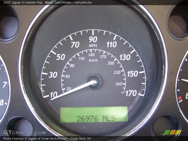 Winter Gold Metallic / Ivory/Mocha 2007 Jaguar XJ Vanden Plas