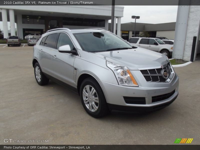 Platinum Ice Tricoat / Ebony/Titanium 2010 Cadillac SRX V6