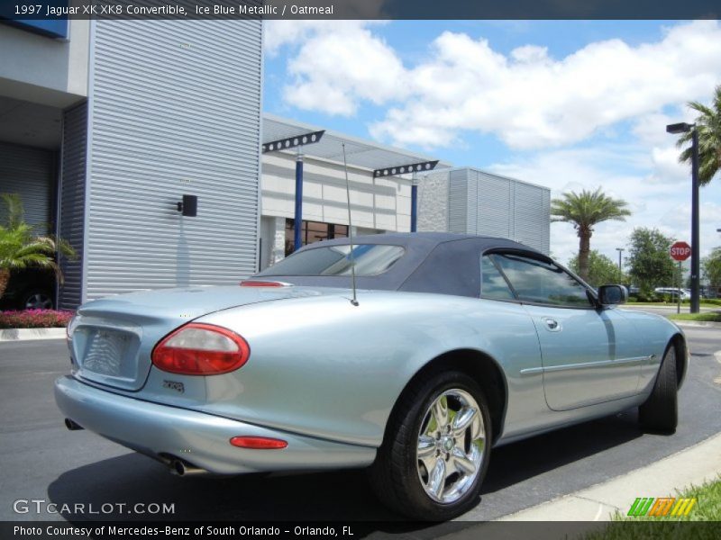 Ice Blue Metallic / Oatmeal 1997 Jaguar XK XK8 Convertible